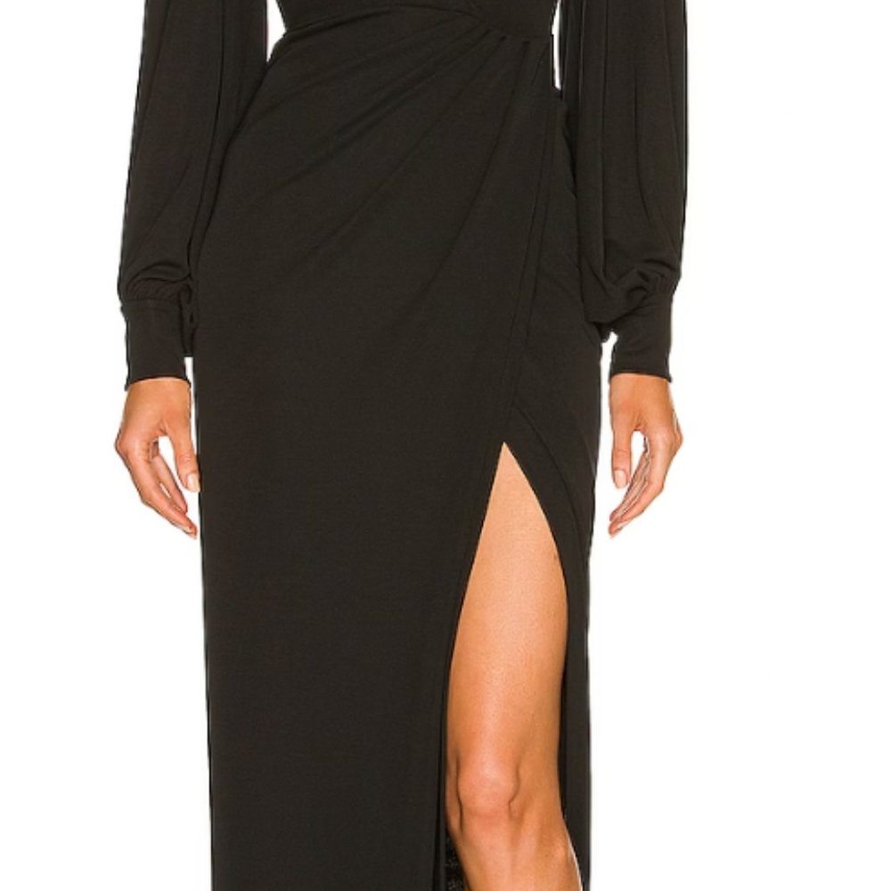 NWT Michael Costello x Revolve Evening Gown with Jeweled Back